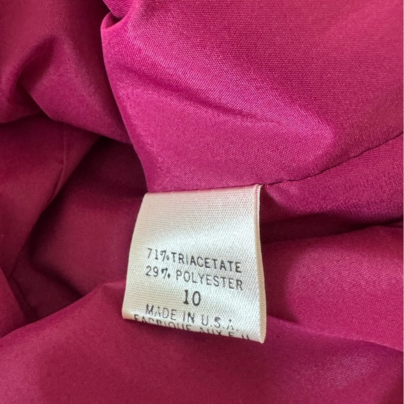 BOGO 2pc Tahari ‘Oprah’ Fuchsia Blazer and Skirt Ensemble - Picture 11 of 14